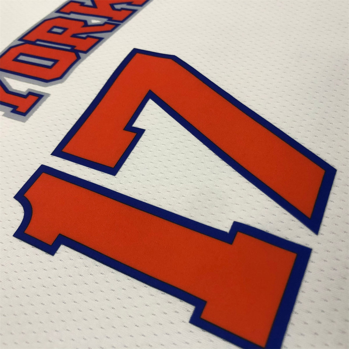 NBA New York Knicks Round Neck White jersey LIN#17 S-XXL