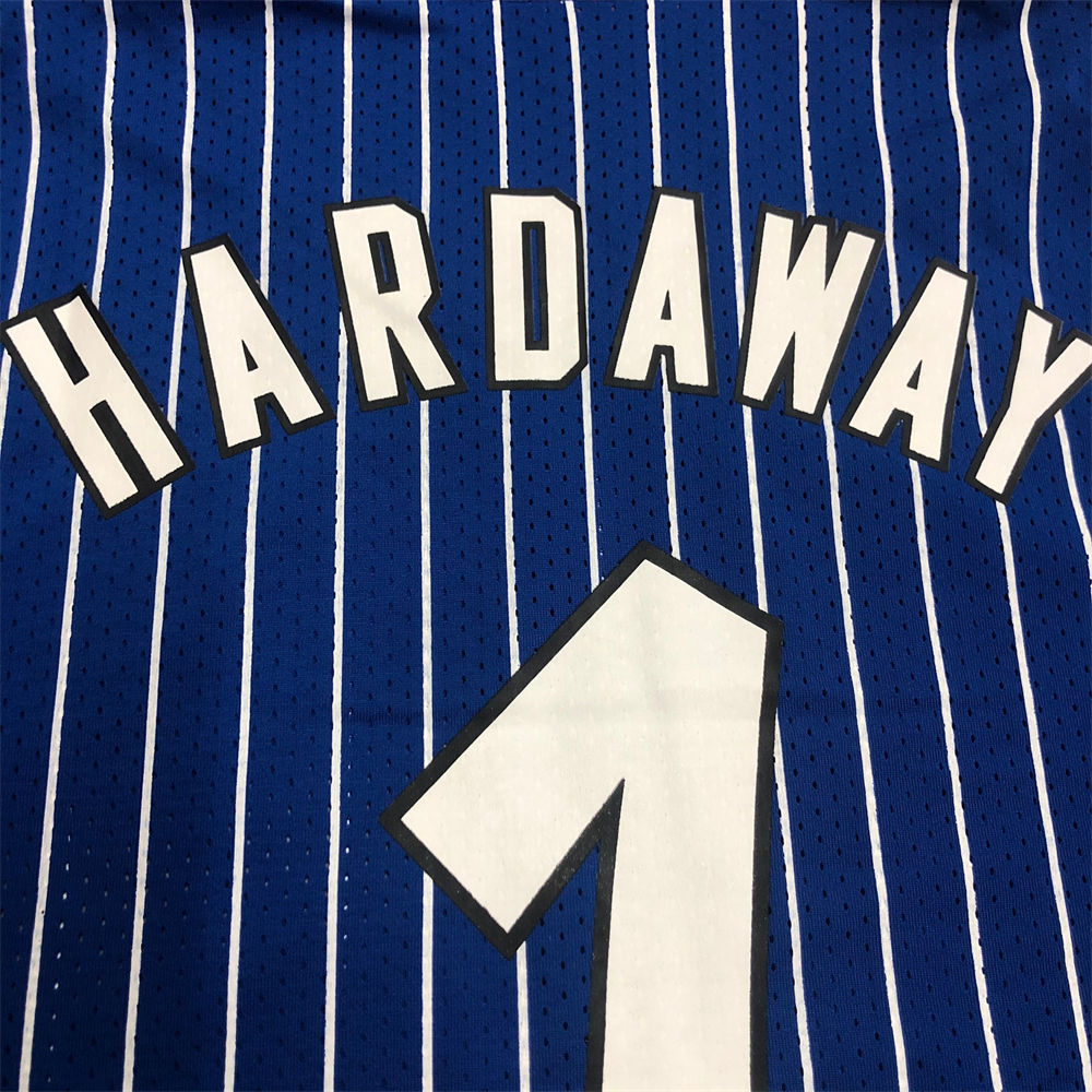 NBA Orlando Magic Mitchellness Jersey Blue HARDAWAY#1 S-XXL