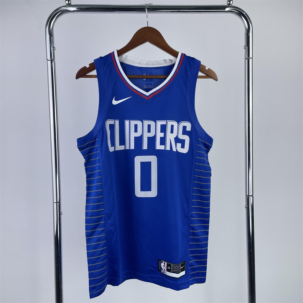 NBA Los Angeles Clippers Jersey WESTBROOK#0 S-XXL
