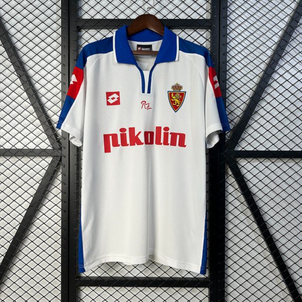 Retro Real Zaragoza 2004 Home jersey Fan Version
