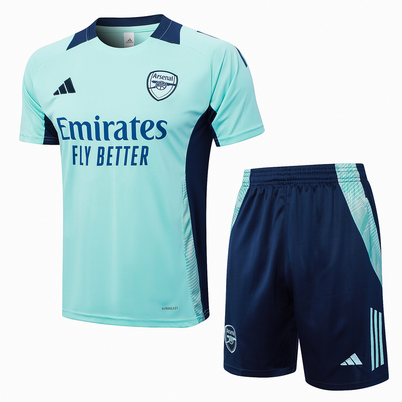24/25 Arsenal Light green Training Set Shirt and Shorts
