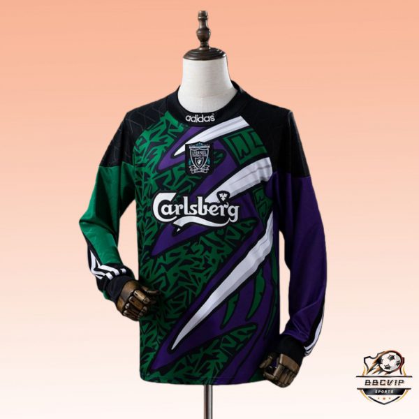 Retro Liverpool 1995/96 Goalkeeper jersey Long Sleeve Fan Version