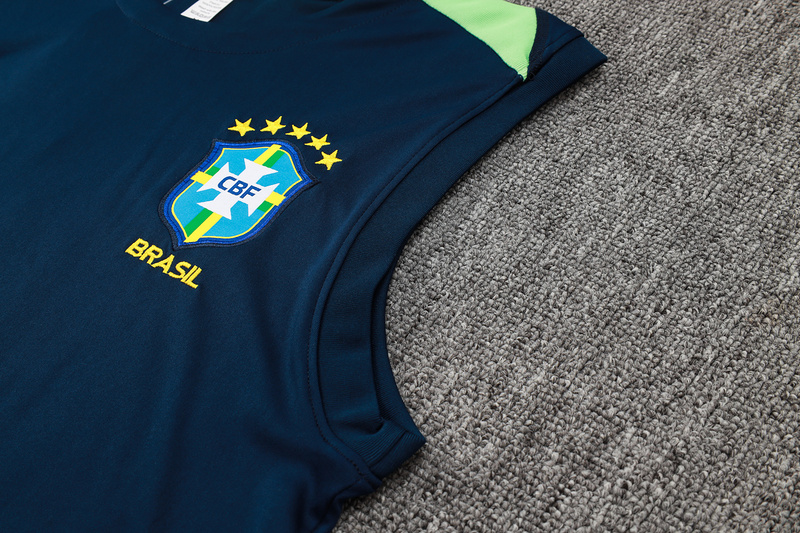 24/25 Brazil Blue Training Set Shirt and Shorts