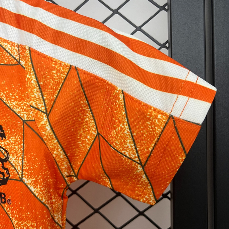 Retro Netherlands 1988 Home jersey Kid Kits Size 16-28