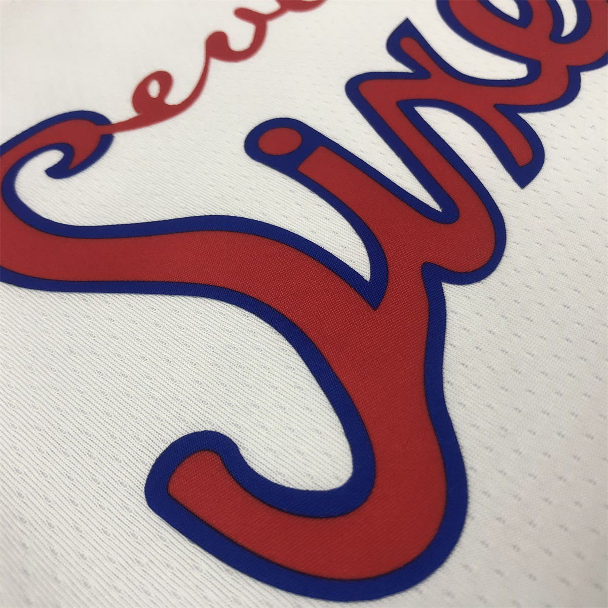 NBA Philadelphia 76ers Round Neck White Jersey IVERSON#3 S-XXL