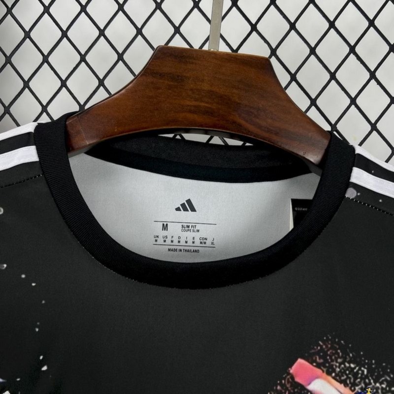 2025/26 Real Madrid Louis Vuitton Joint Edition Black colorful Jersey Fan Version
