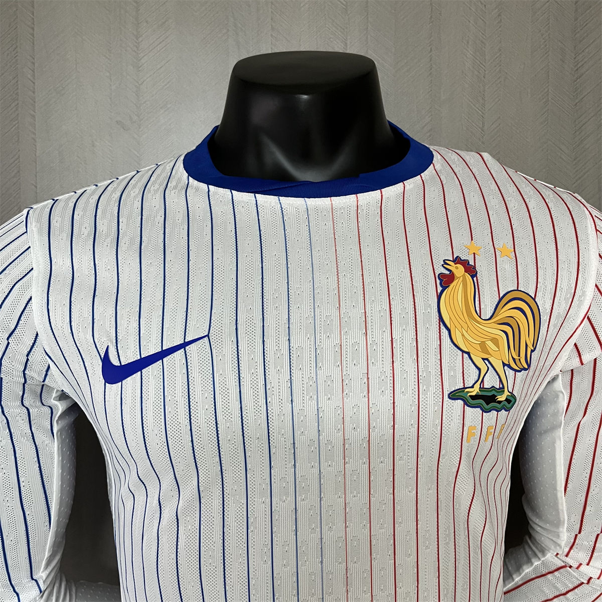 24/25 France Euro Away Long Sleeves Jersey Player Version