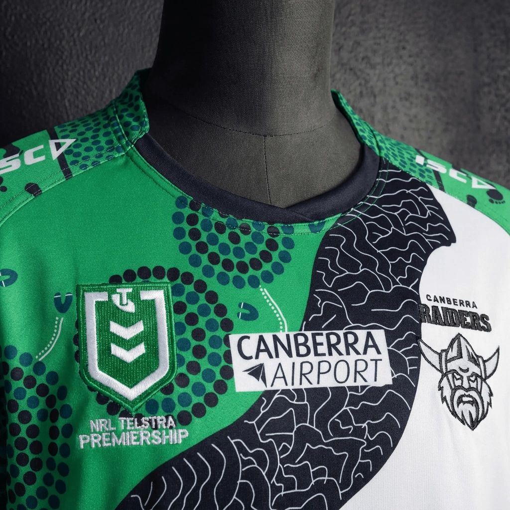 NRL Canberrra Raiders 2025 Indigenous Jersey