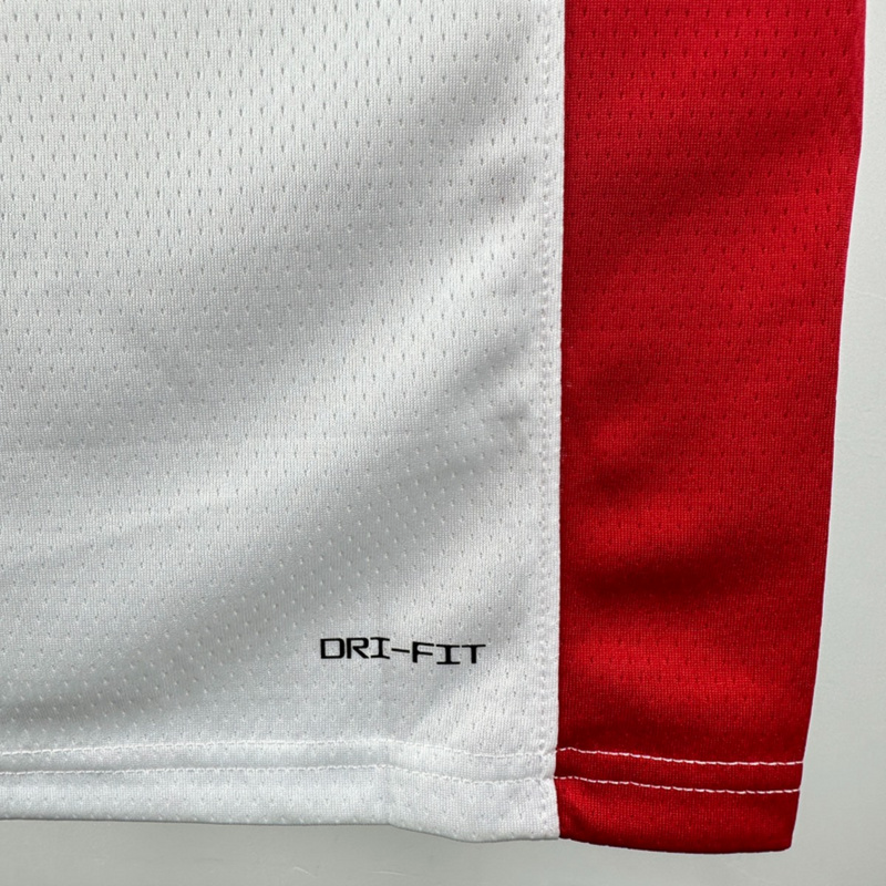 NBA Houston Rockets V-Neck White Jersey DURANT#35 S-XXL