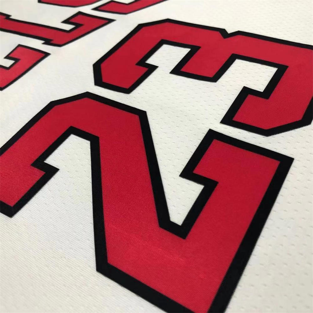 NBA Chicago Bulls Round Neck White 75th anniversaryJersey JORDAN#23 S-XXL