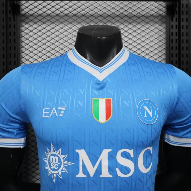 2025/26 Napoli Home Jersey – Player Version (BALIEJIN Mania Edition Fit)