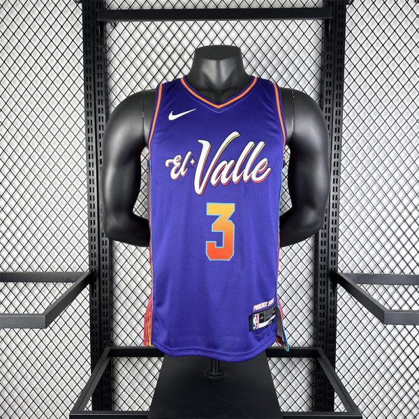 NBA Phoenix Suns 2024 City Edition BEAL#3 Purple Jersey S-XXL