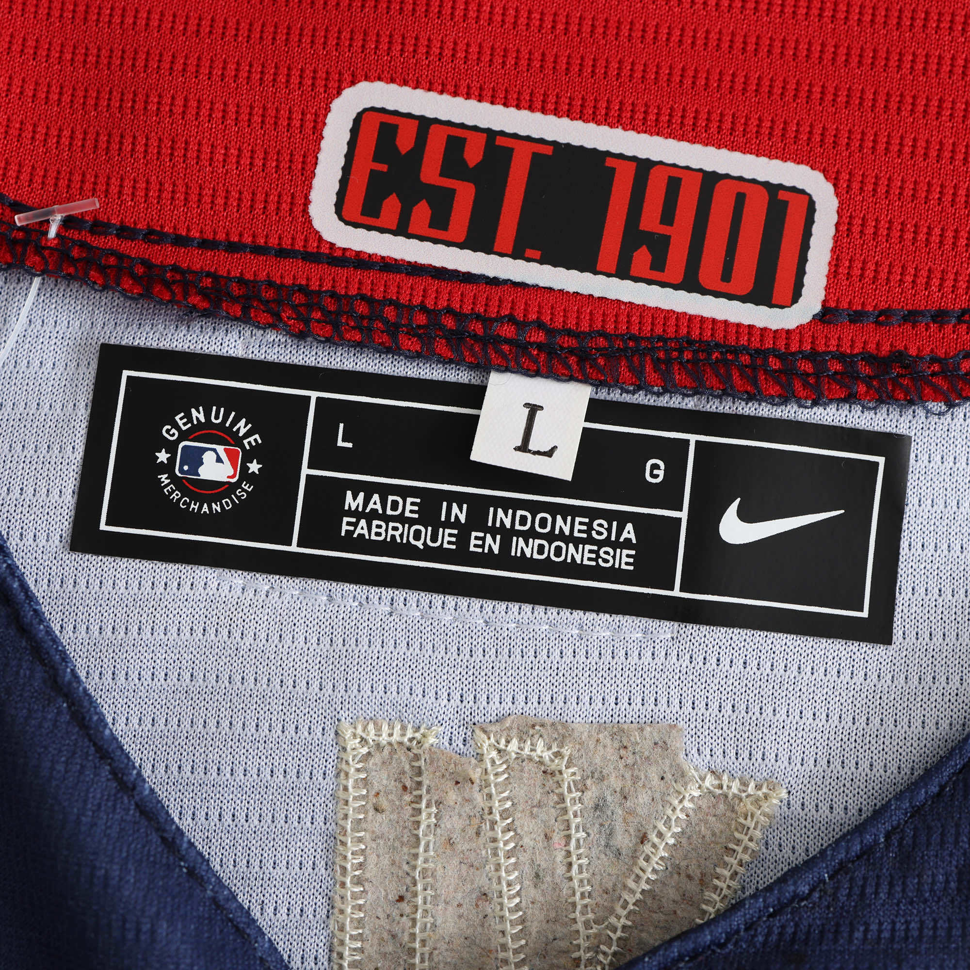 MLB Cleveland Guardians Navy Blue Jersey