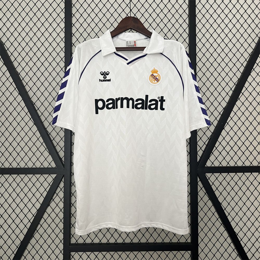 Real Madrid Retro 1988 Third Home jersey Fan Version
