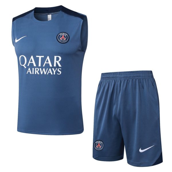 2026 PSG Light gray Training Set Shirt and Shorts