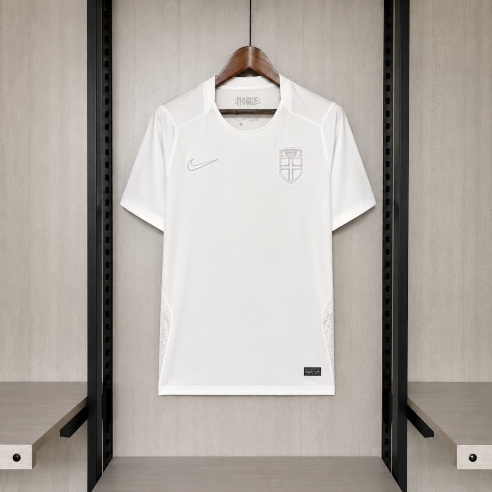 Norway 2026 World Cup White Jersey Fan Version