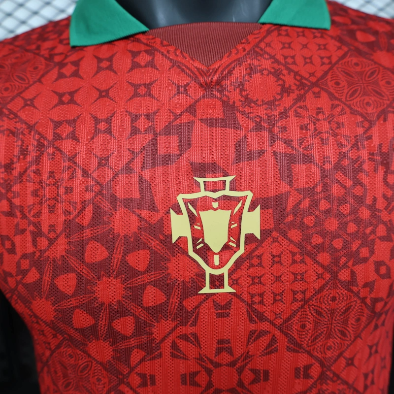 25/26 Portugal Anniversary Edition red jersey Player Version