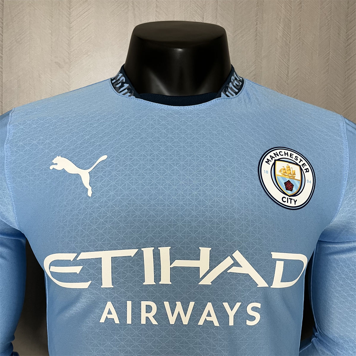 24/25 Manchester City Home Jersey Long Sleeve Player Version