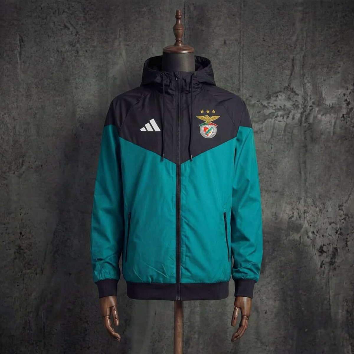 2026/27 Benfica Black and Green Windbreaker Sport Unifom