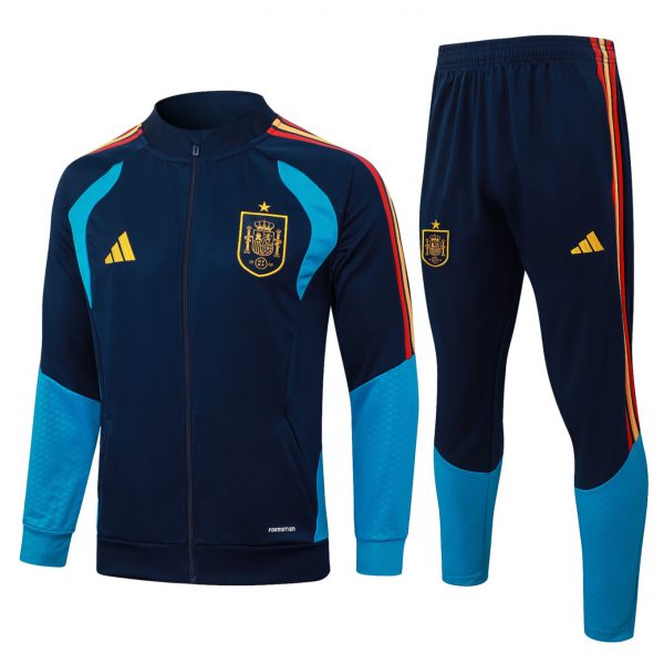 2026 Spain Royal Blue Jacket Training Suit Set