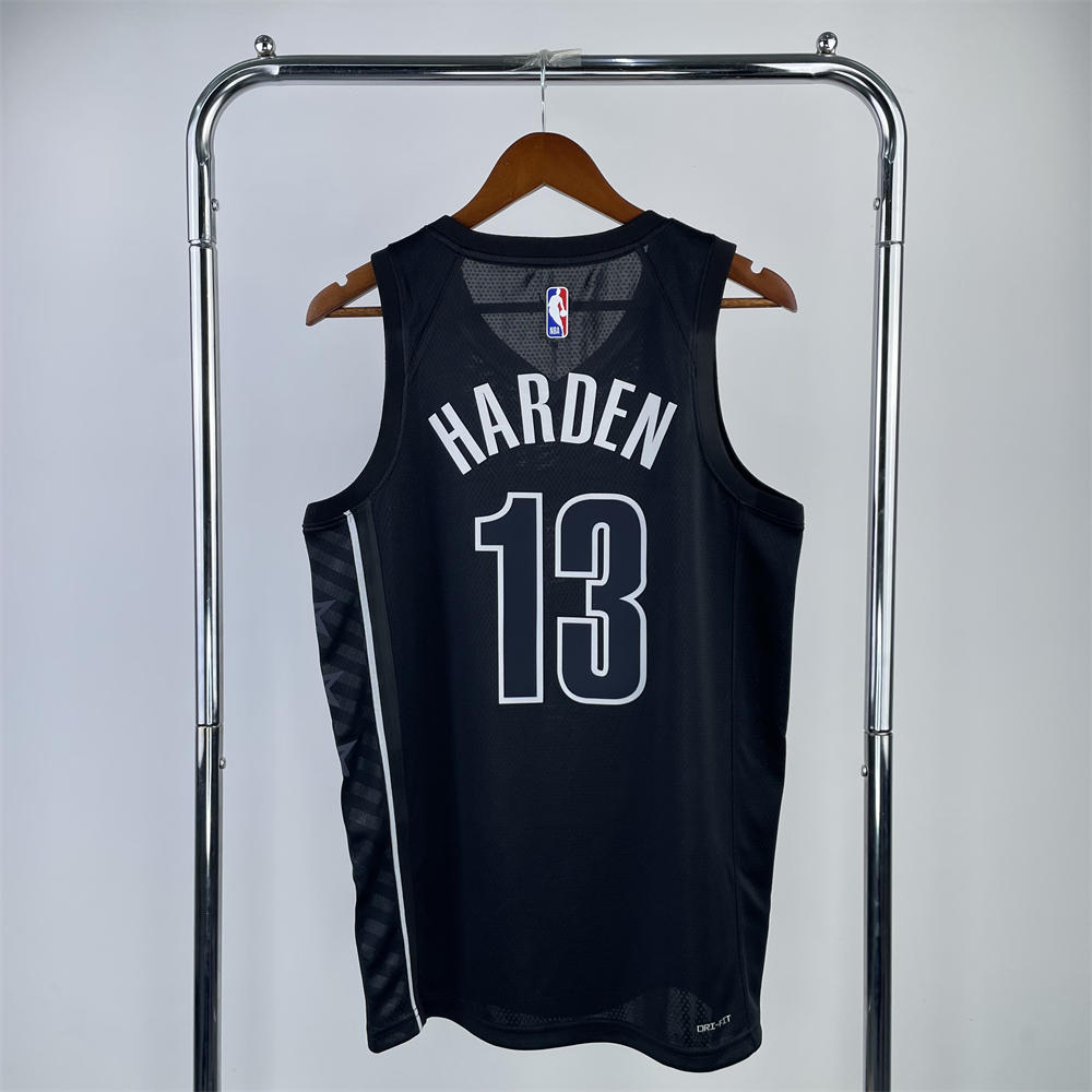 NBA Brooklyn Nets V-Neck Black Jersey IRVING#11 S-XXL