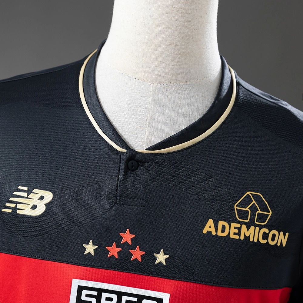 2025/26 Sao Paulo Second Away Black jersey Long Sleeve Fan Version