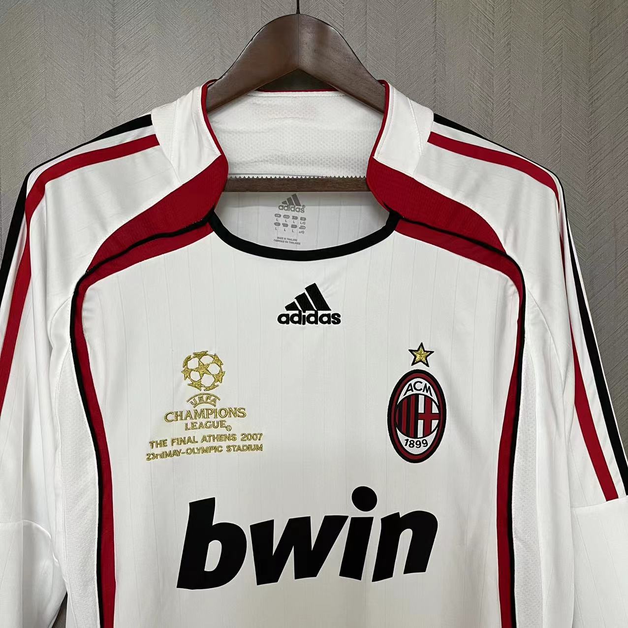 Retro AC Milan 06/07 Long Sleeve AWAY jersey Fan Version