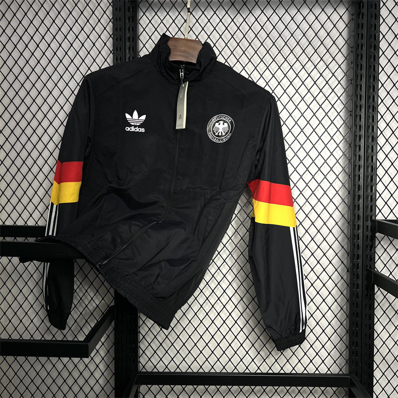 2024/25 Germany Euro Black windbreaker Sport Unifom jersey Sport Unifom