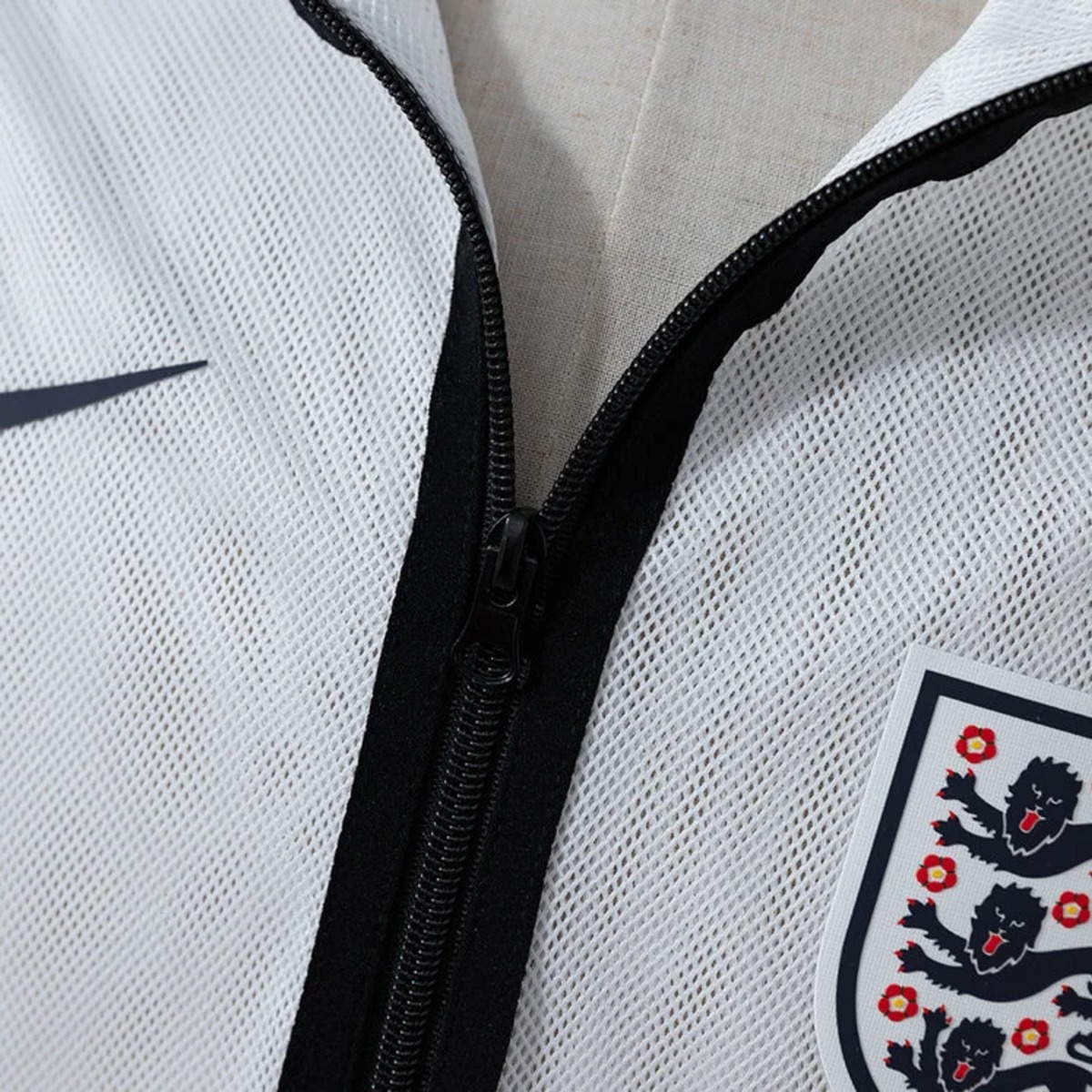2026 England White Windbreaker