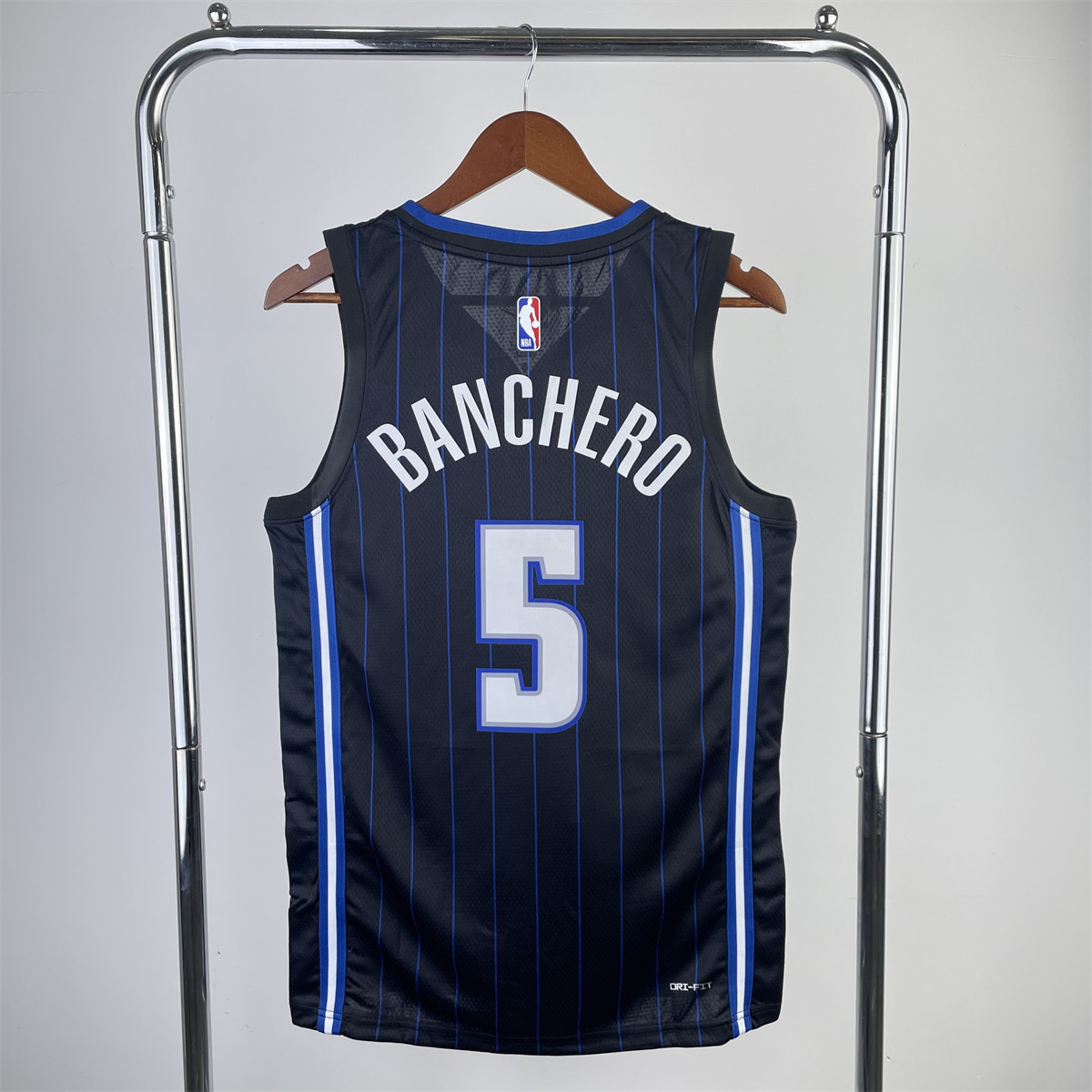 NBA Orlando Magic V-Neck Jersey Dark Blue BANCHERD#5 S-XXL