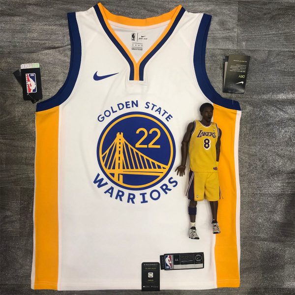 NBA Golden State Warriors v neck White Jersey WIGGINS#22 S-XXL