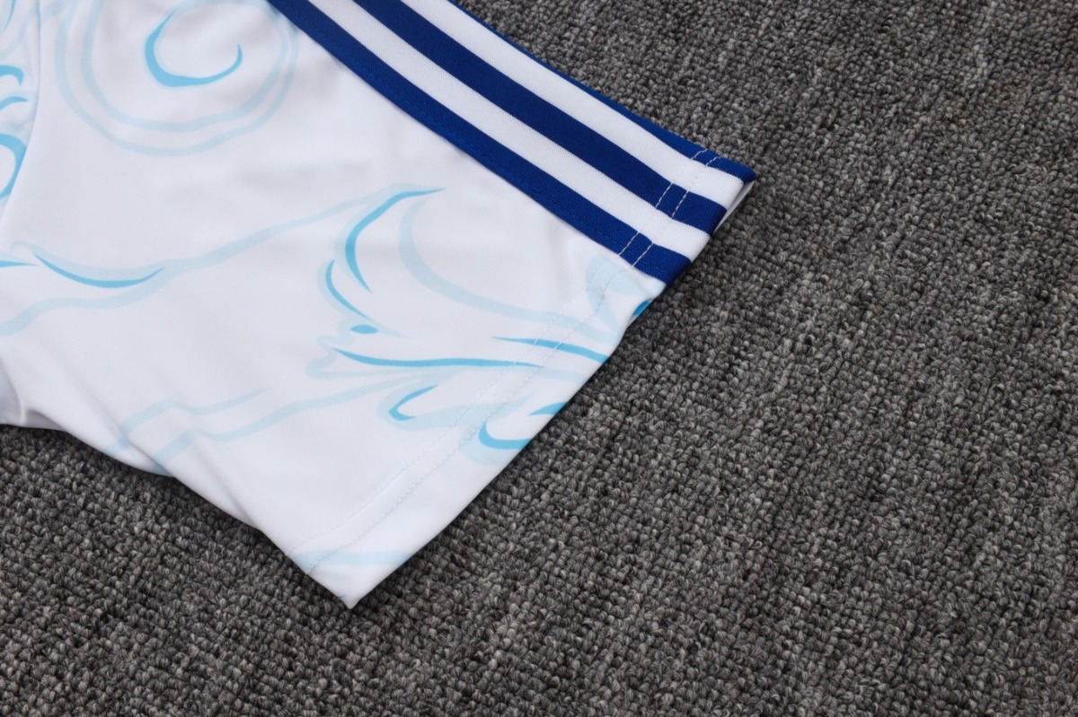 2026 Argentina White Training Set Shirt and Shorts