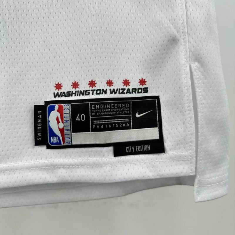 NBA Washington Wizards 2025 City Edition Edition Swingman White Jersey POOLE#13 S-XXL