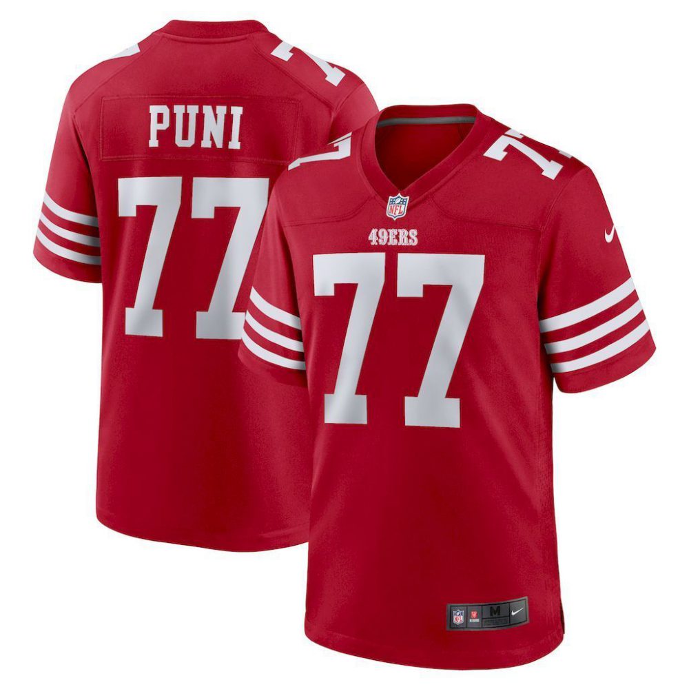 NFL San Francisco 49ers Jeysey PUNI # 77