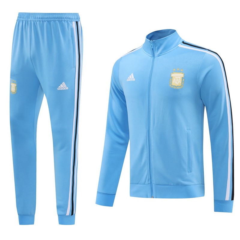 2024 Argentina Sky Blue Jacket Training Suit Set Football Team Shirt Sports Fashion