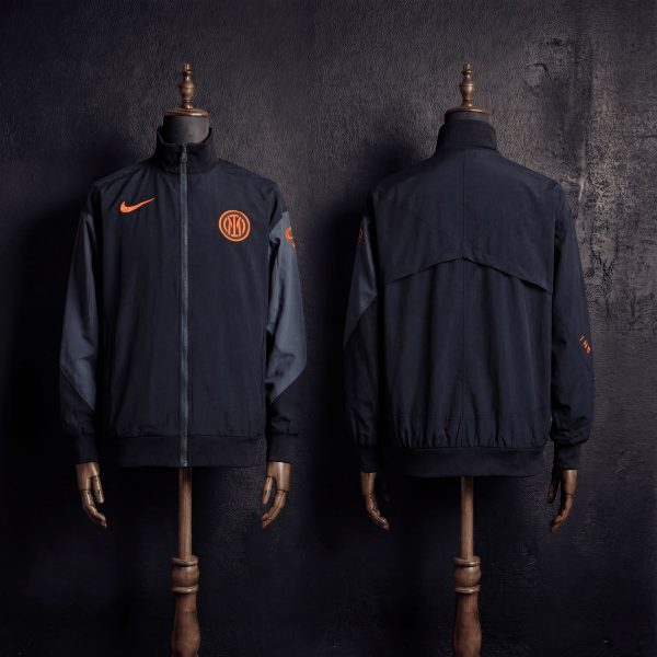 2026 Inter Milan Black Jacket Windbreaker Sport Unifom