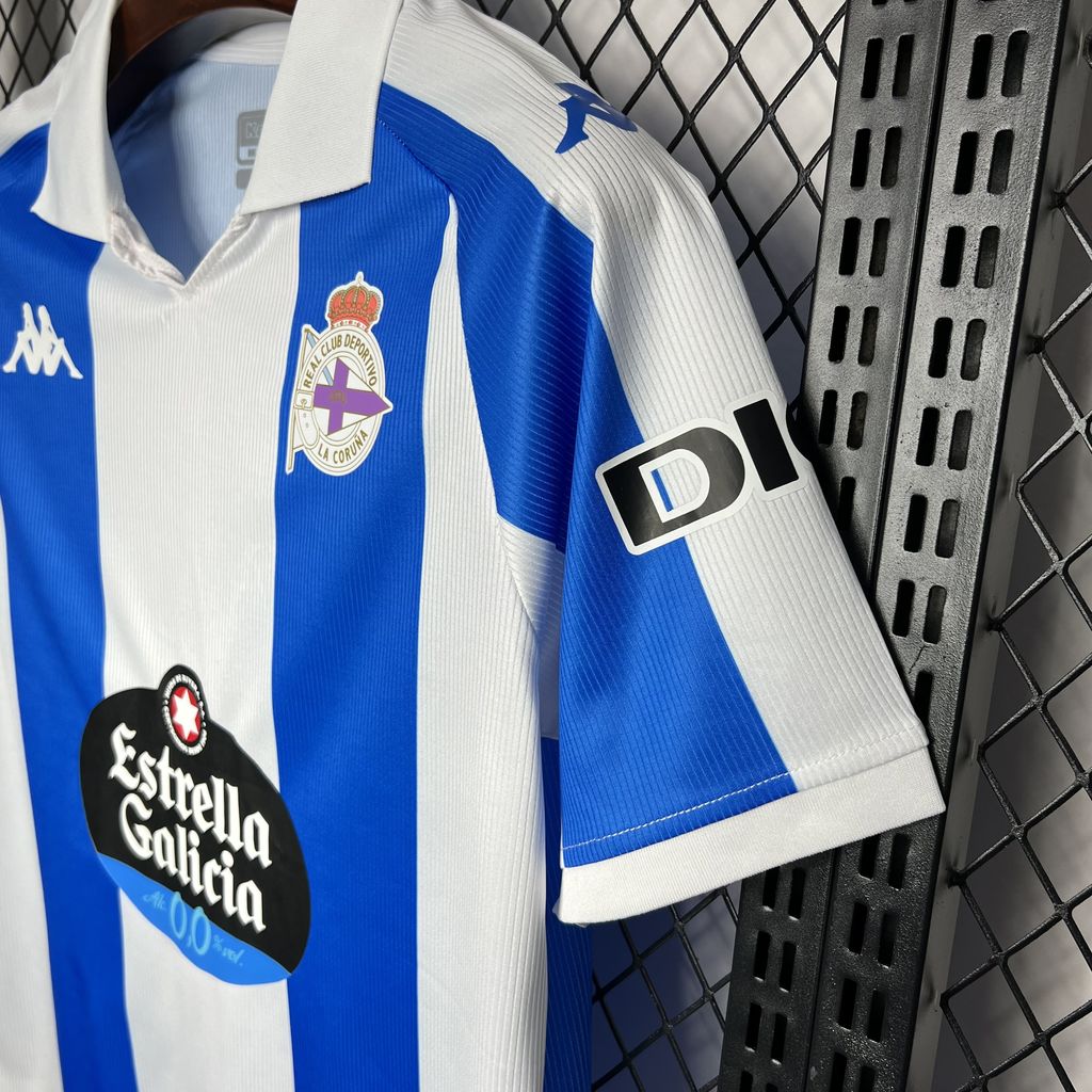 24/25 Deportivo La Coruna Home Jersey Fan Version