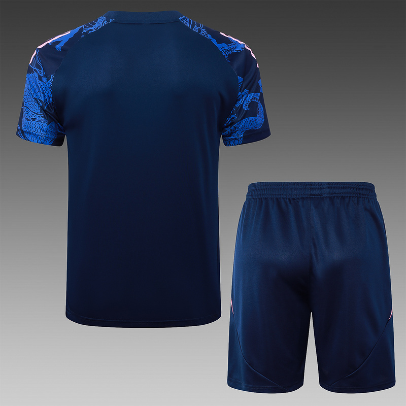24/25 Real Madrid Royal blue Training Set Shirt and Shorts