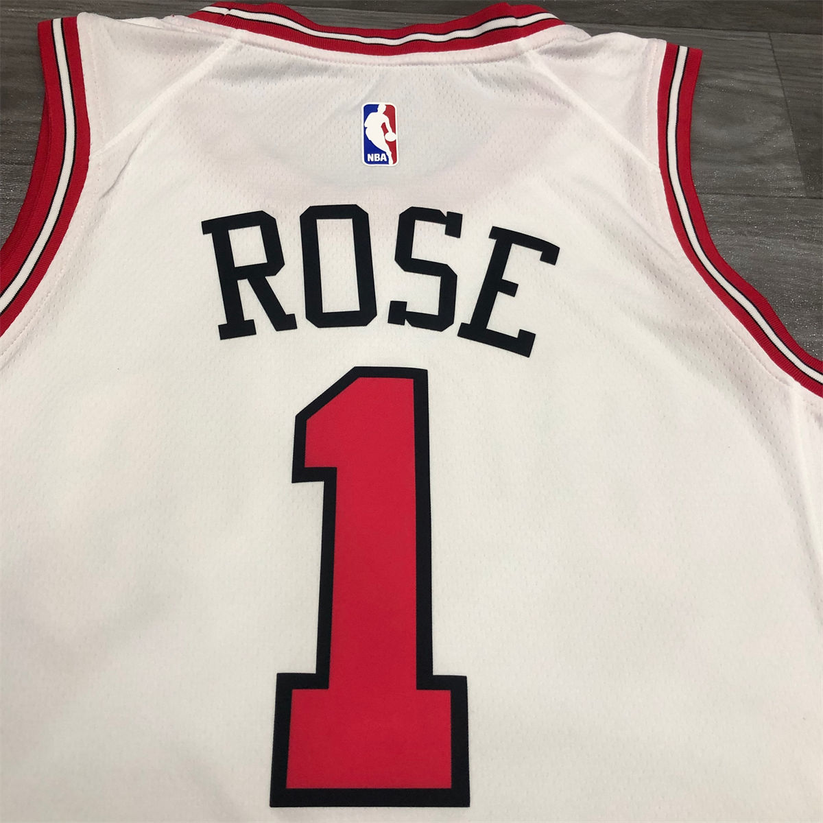 NBA Chicago Bulls Round neck White Jersey ROSE#1 S-XXL