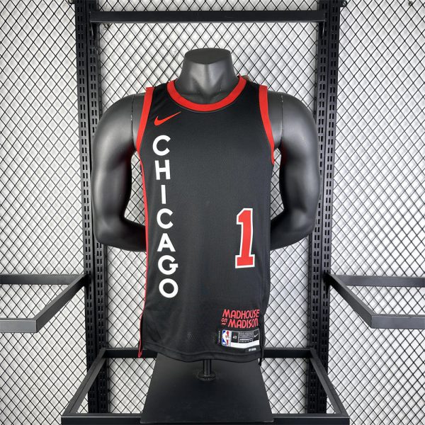 NBA Chicago Bulls Michael ROSE#1 23/24 Swingman Jersey - City Edition s-xxl