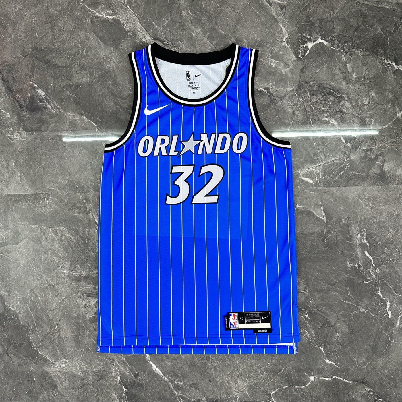 NBA Orlando Magic 2025/26 Round Neck Blue Jersey O'NEAL#32 S-XXL