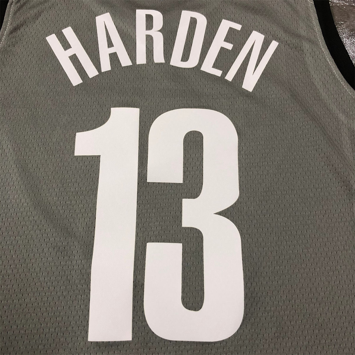 NBA Brooklyn Nets V-neck Grey Jersey HARDEN#13 S-XXL