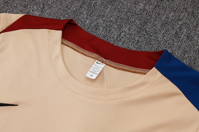 24/25 Barcelona Khaki Training Set Shirt and Shorts
