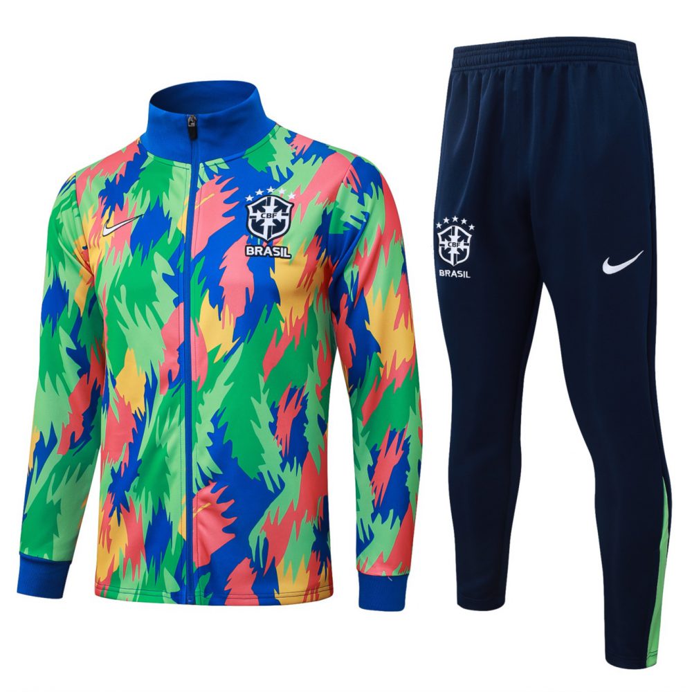 2026 Brazil Red Jacket Training Suit Set