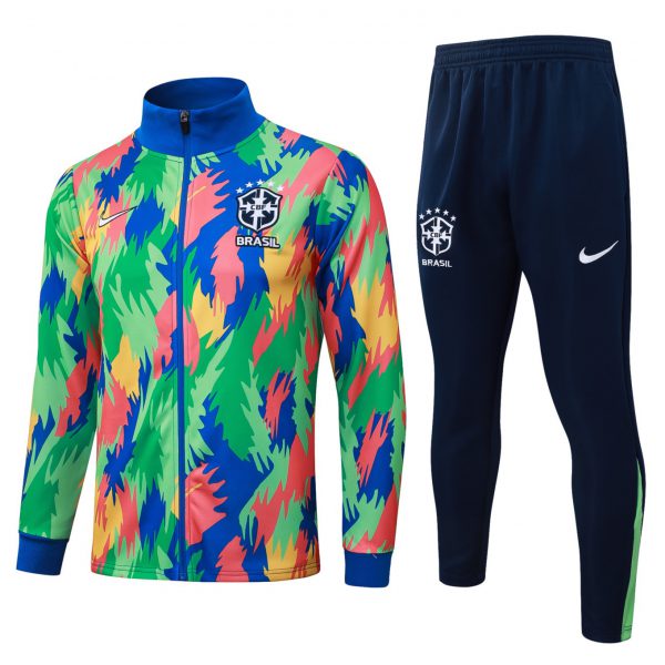 2026 Brazil Red Jacket Training Suit Set