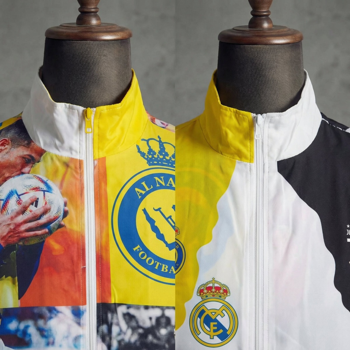 2026 Cristiano Ronaldo Commemorative Edition Reversible Windbreaker Sport Unifom