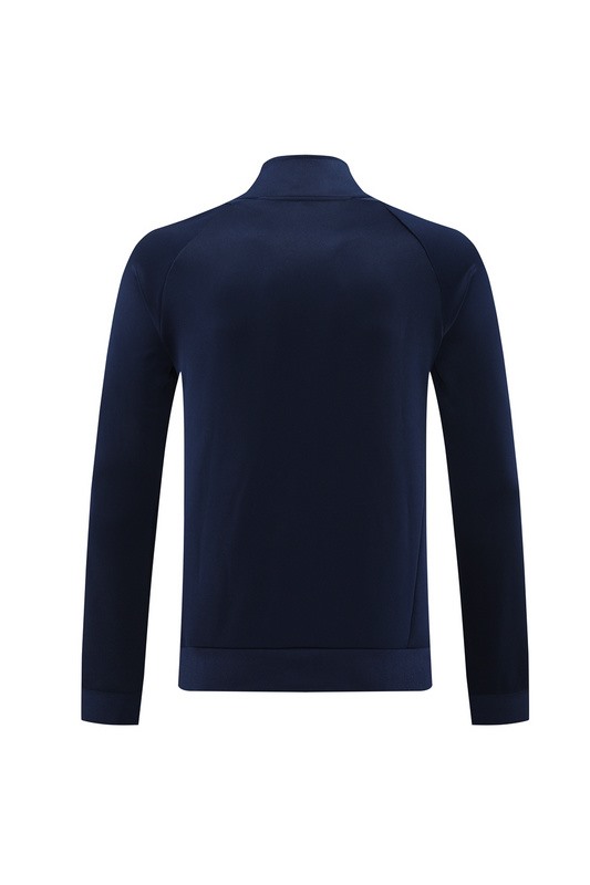 2024 Real Madrid Royal Blue Jacket Training Suit Set Football Team Shirt Sports Fashion
