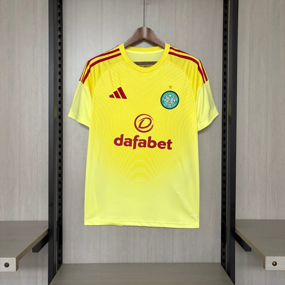 2025/26 Celtics Goalkeeper yellow jersey Fan version