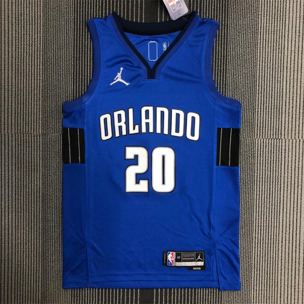 NBA Orlando Magic V-Neck Blue 75th Anniversary FULTZ#20 JERSEY S-XXL