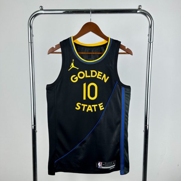 NBA 2025 Golden State Warriors Round Neck JORDAN Edition Black Jersey BUTLER Ⅲ #10 S-XXL